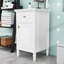 Meuble-lavabo de salle de bain avec lavabo, tiroir inclinable, tablette réglable et boutons en alliage de zinc-1626811304
