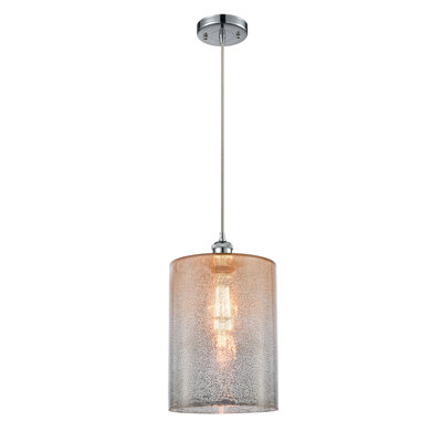Luminaire suspendu cylindrique à 1 lumière Leilani