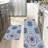 Light Brown Texture, Kitchen Mats 2 Count