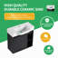 Ensemble de meuble-lavabo simple mural 24 po, comptoir flottant avec plateau en céramique 24 po-1503529853