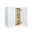 Armoire de cuisine blanche Fabiani Design Shaker - prête à assembler