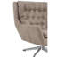 Azyah Faux Leather Swivel Armchair