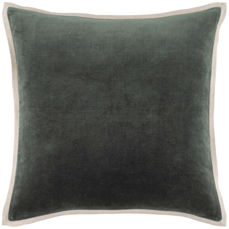 Gehry Cotton Reversible Pillow Cover, Dark Gray