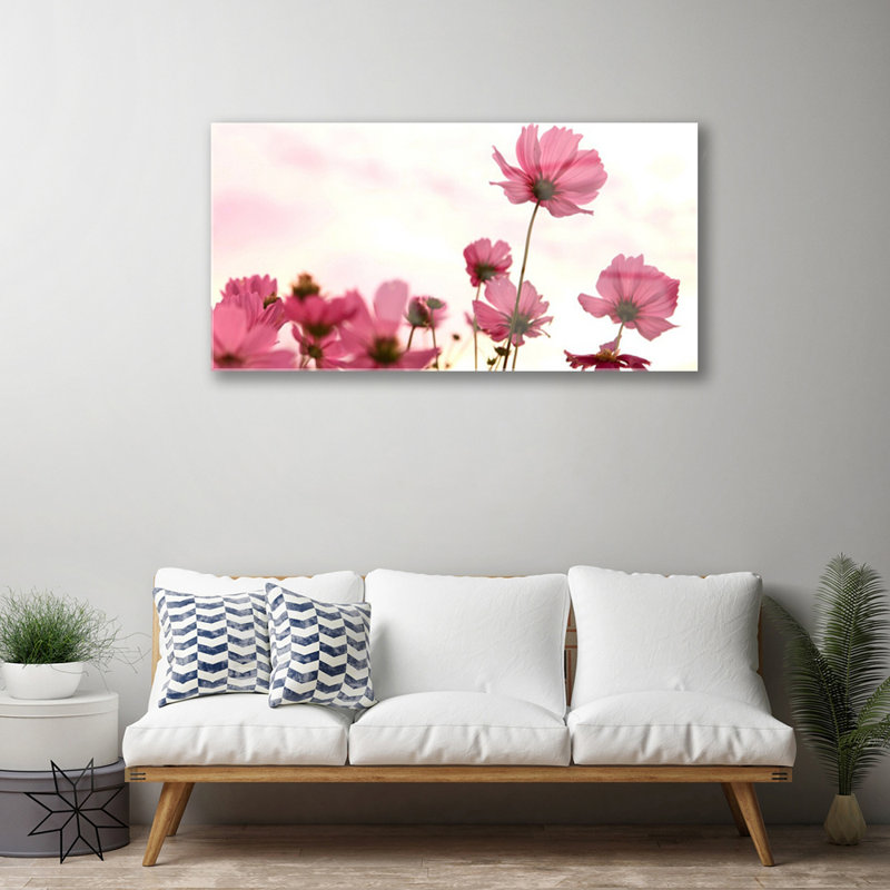 Flowers - No Frame Print on Glass