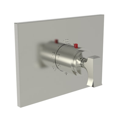Joffrey 3/4" Square Thermostatic Trim Plate With Handle