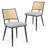 Fabric Upholstered Side Dining Chairs-2120704264