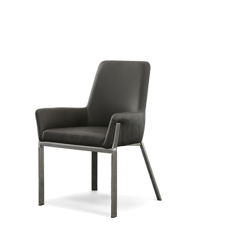 Fauteuil rembourré gris Boaman