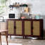 Buffet 70 po en rotin avec rangement-688765195