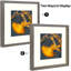 Cadre photo Nickolas Classic avec passe-partout ivoire-412136187-412136185