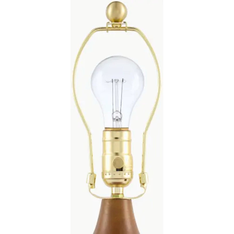 Lampe de table Downing, Rouge, Beige