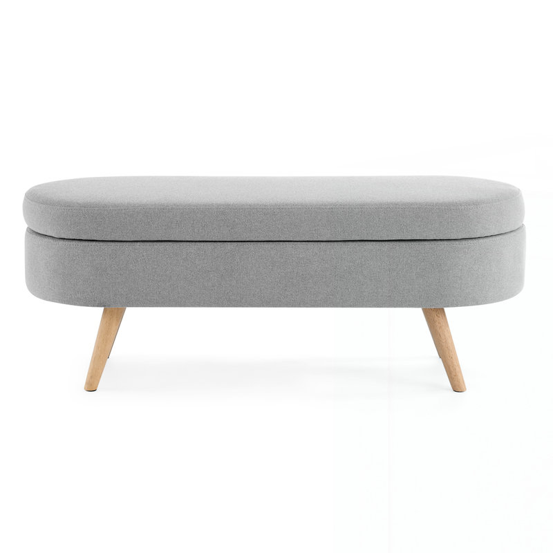 Ottoman Oval Storage Bench