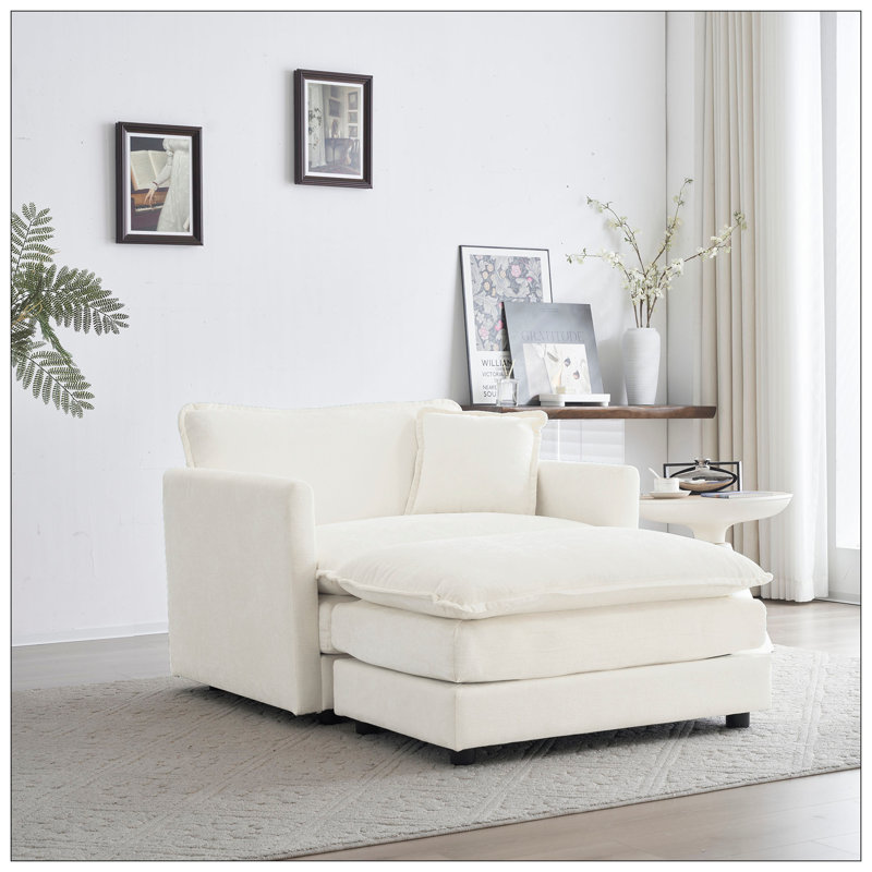 Chaises d'appoint pour le salon, Blanc