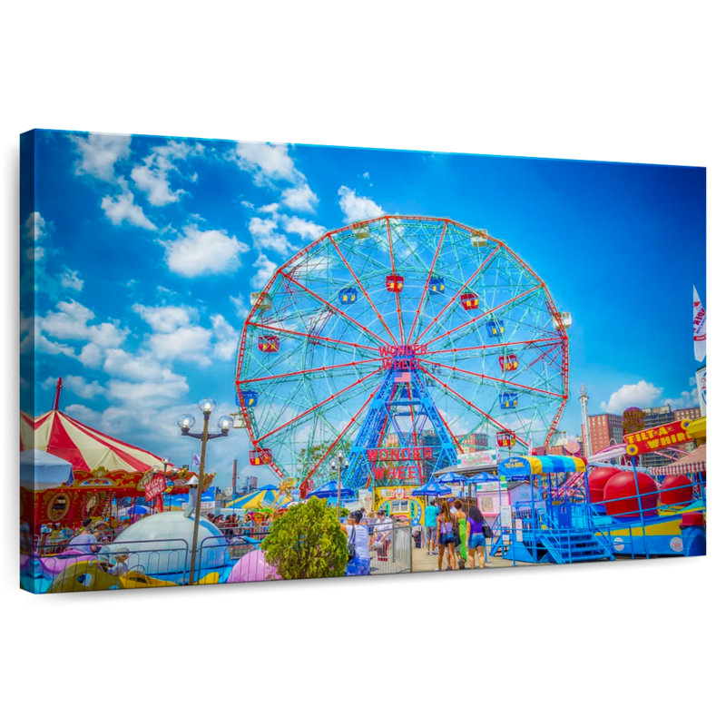 Kerner Coney Island Ferris Wheel, 8" H x 12" W