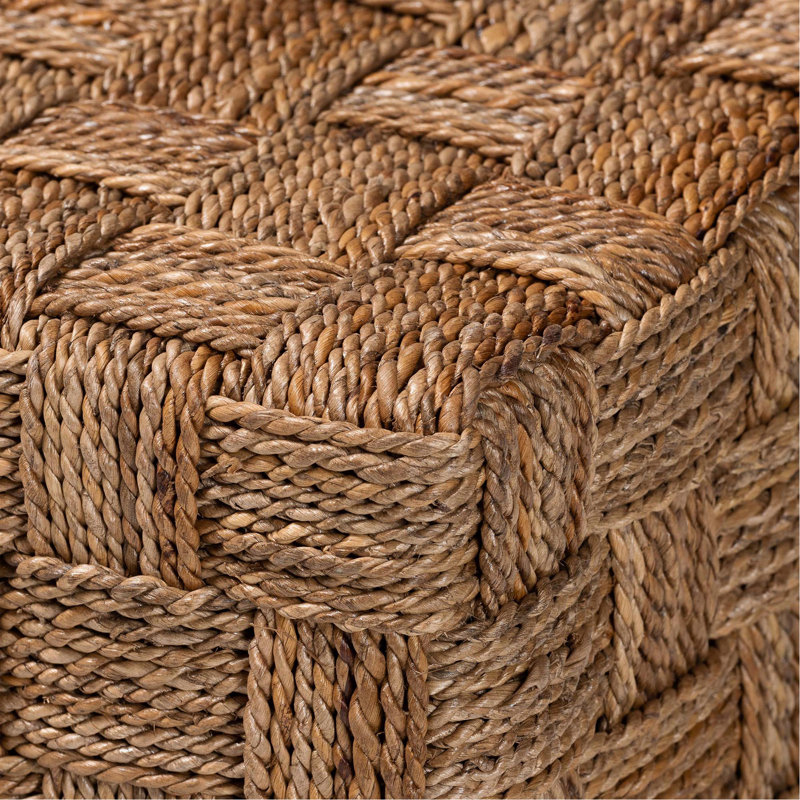 Bohemian Natural Seagrass End Table