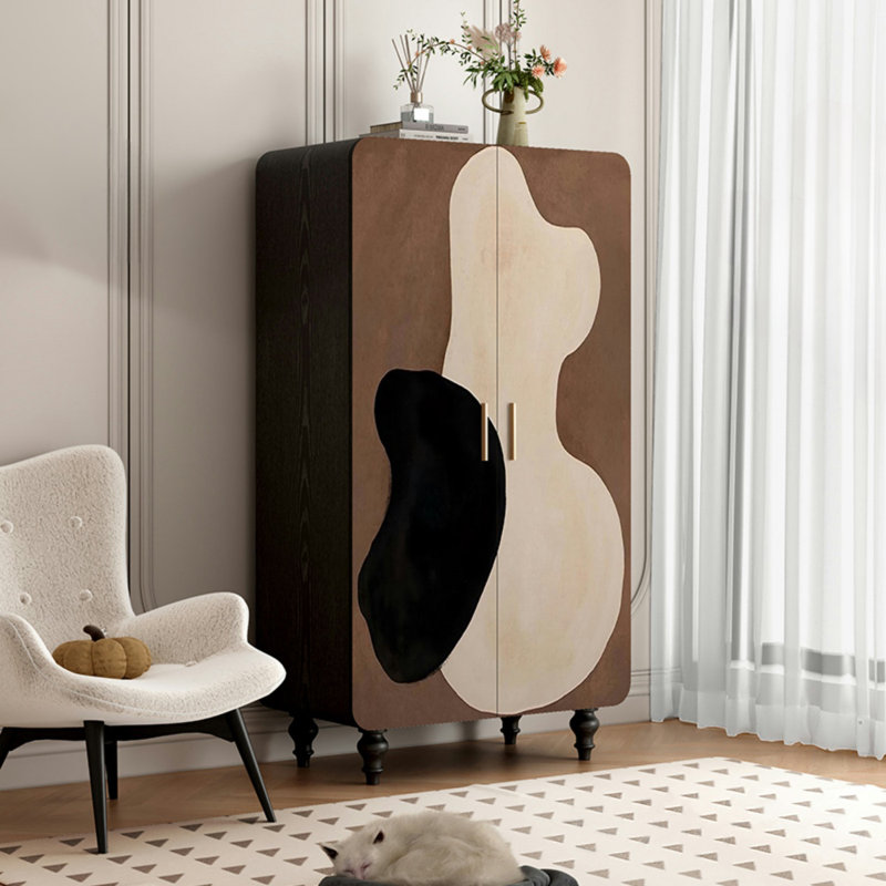 Garde-robe de chambre moderne et simple nordique