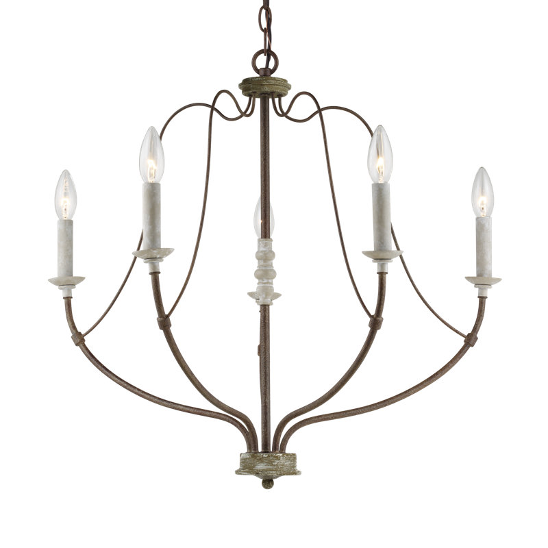 Shoshanna Iron 5-Light Chandelier