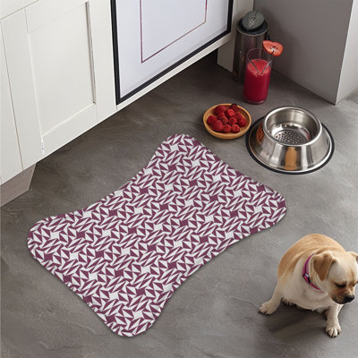 Tapis d'alimentation rose 1 pièce Pink Maroon Whispers