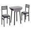Dining Table Set, 3Pcs Set, Small, 35" Drop Leaf-1241191888-1241191889-1241191853
