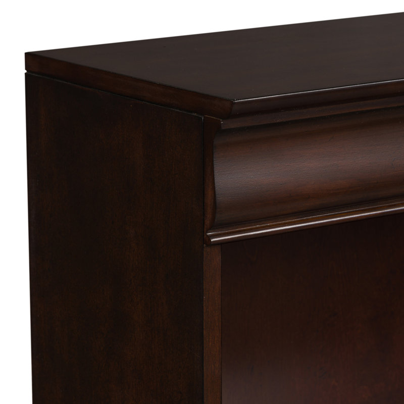 Mattern Standard Office Bookcase with Adjustable Shelves, (2 Shelves) 48" H x 30" W x 12.5" D