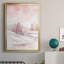 «Blush Winter», reproduction encadrée de qualité supérieure - prête à être accrochée-88260128-88260129
