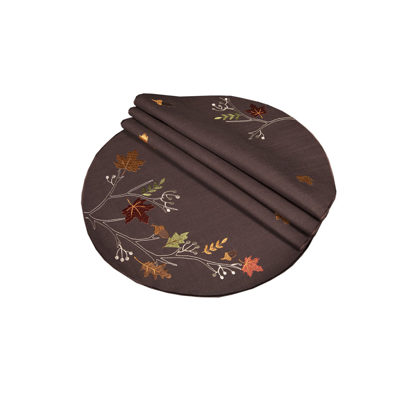 Dresden Polyester Embroidered Round Placemat