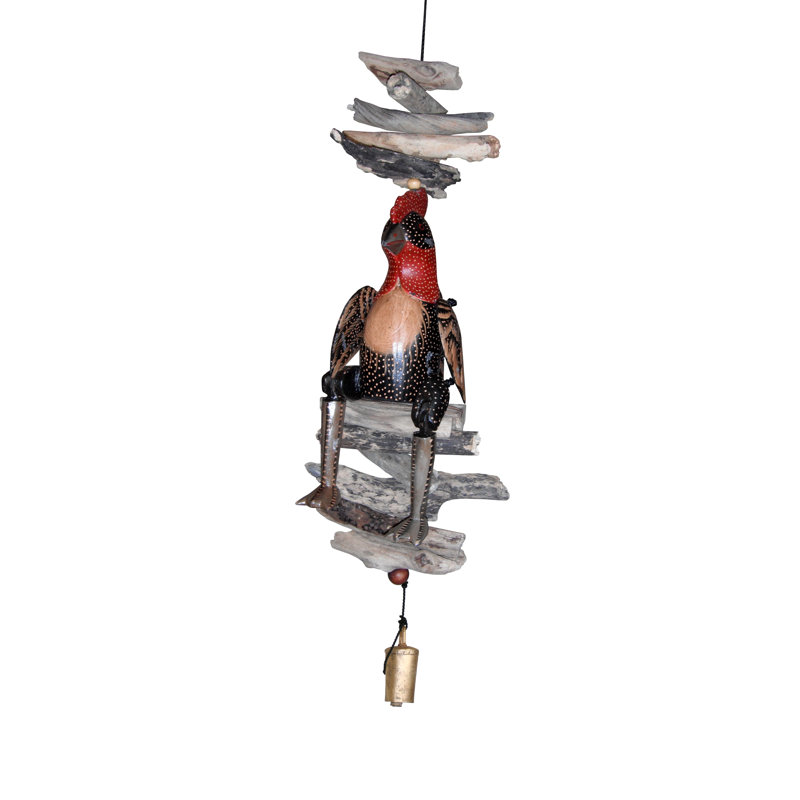 Cloche de coq Dottie, Gris/noir