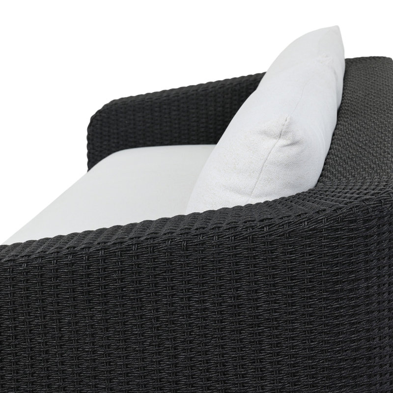 Westby Outdoor Sofa-Faux Black Hyacinth, Faux Black Hyacinth, Alessi Linen