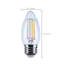 4.5 Watt LED B11 3000K-2000K Warm Dimming Medium Base Frost Finish-601819178