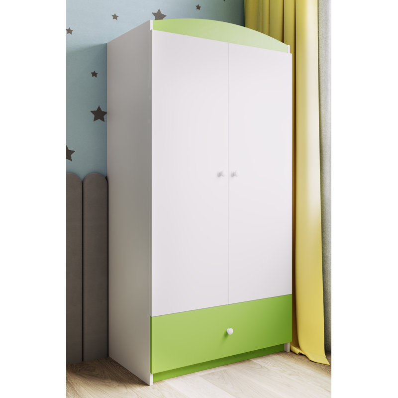 Cicero 2 Door Wardrobe, Lime Green