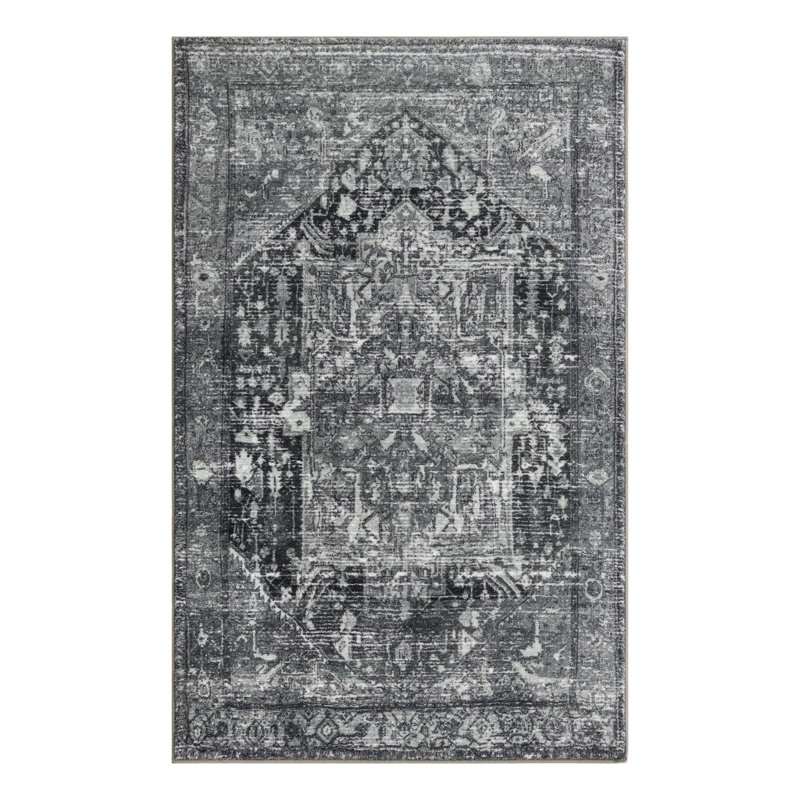 Oriental Indoor Rug, Rectangle 3'3" x 5'3"