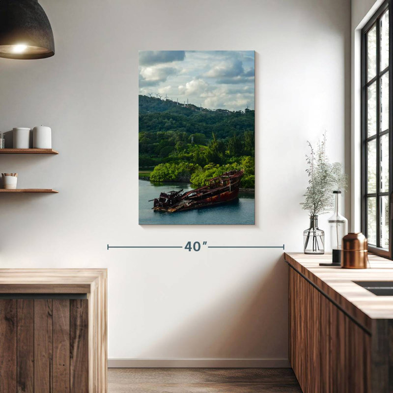 Mehar Honduras Shipwreck, 39" H x 26" W