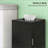 Narrow Corner Toilet Paper Cabinet with Tissue Opening – 3‑Tier Modern Country Storage-1617198526