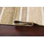 Tapis beige noué à la main de conception unique 3 pi 10 po x 5 pi 11 po New Age