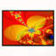 «Red Yellow Colorful Fractal Motif», reproduction d'impression sur toile tendue-26692021