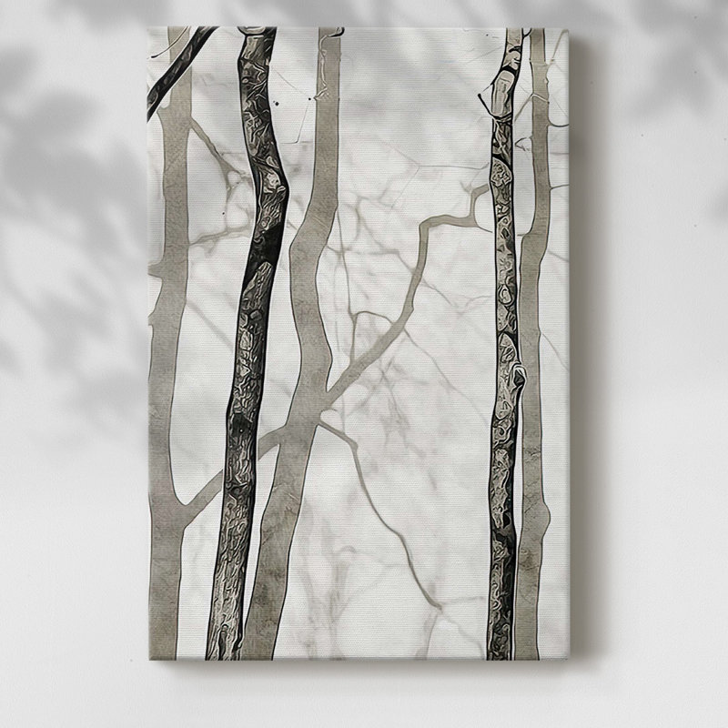 Troncs d'arbre ombrés II, H 60 po x l 40 po