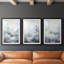 Paysages série CCxxxiv - impression encadrée sur mesure de qualité supérieure mat - 3 pièces-254830531-254830533
