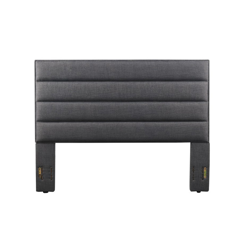 Tête de lit tapissier Penwell, Double / Grand, Bleu