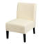 Upholstered Linen Slipper Chair-1106067061