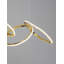 3 - Light Gold LED Unique/Statement Pendant