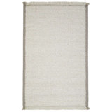 Flatweave Wool/Cotton Area Rug in Ivory