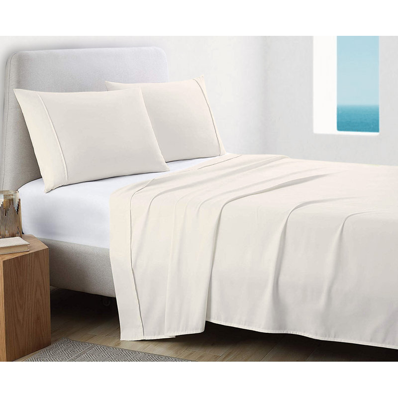 Organic Cotton Standard/Queen White Pillowcase Set