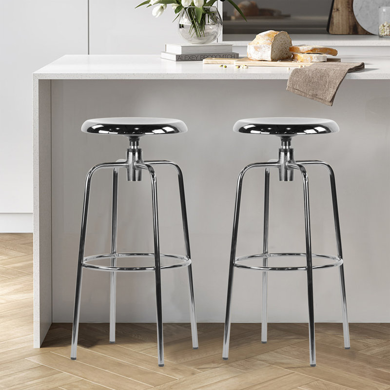 Tabouret Begic, Tabouret de bar (siège d'une hauteur de 31 po), Argent