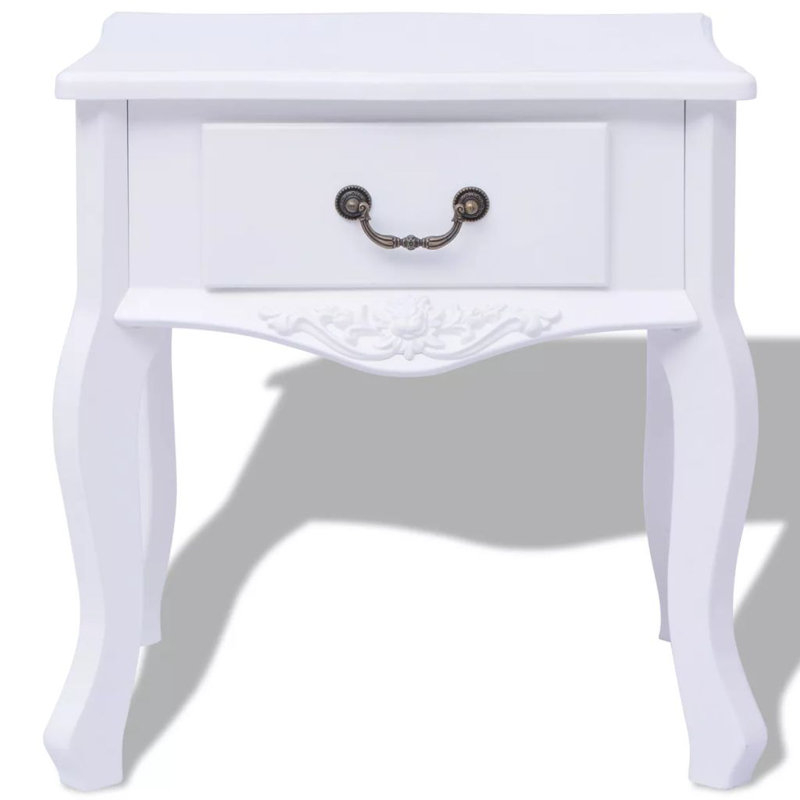 Algrange 1 Drawer Bedside Table, 2
