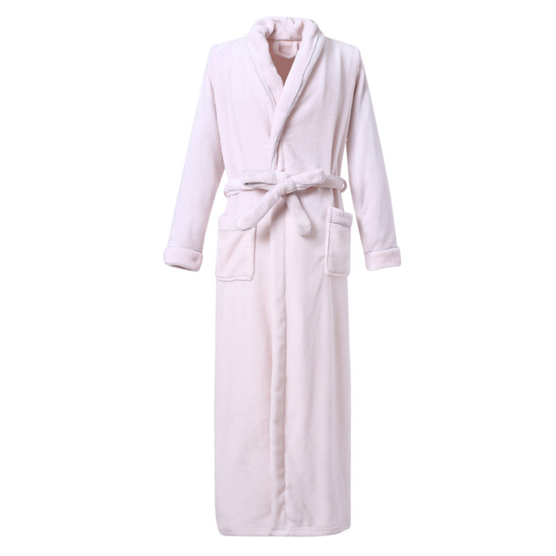 Longue robe en molleton doux et chaud pour femme Blaire, S