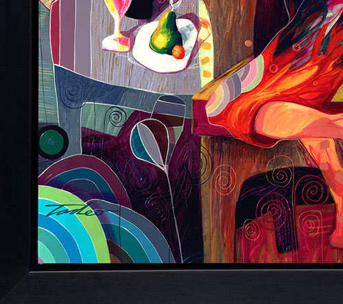 Romattica by Tadeo Zavaleta - Single Picture Frame Painting on Canvas