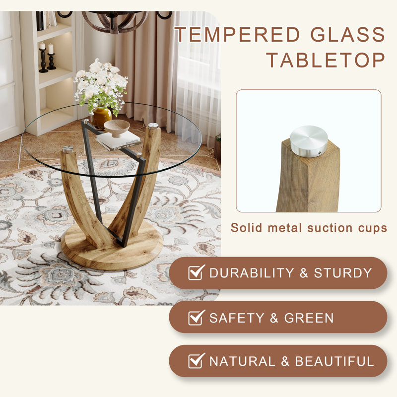 Round Dining Table Set, 7