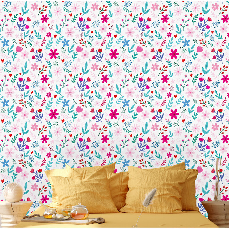 Rouleau de papier peint adhésif Summer, L 16,67 po x l 25 po