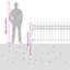 Powder-Coated Steel Fence Panels Included-124587407