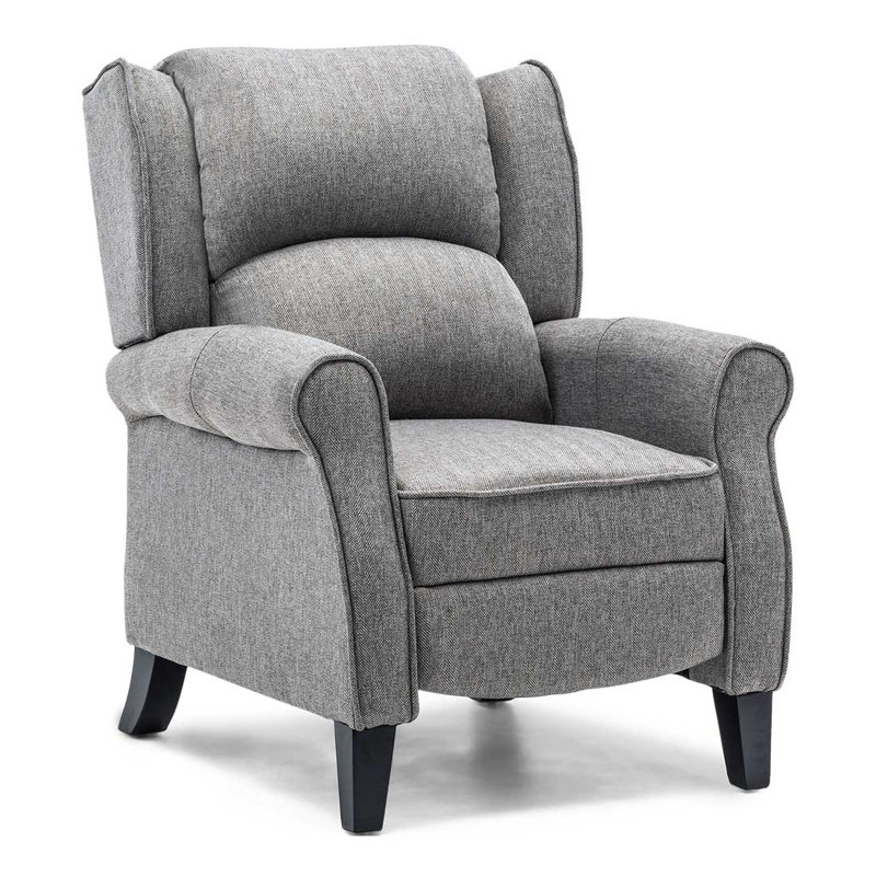 Lynnwood 80cm Wide Wing Chair Recliner, Grey