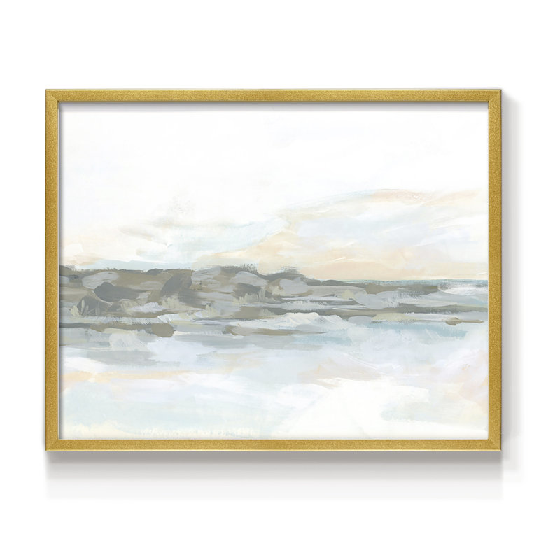 Rock Coast I -Framed Print - Restickable